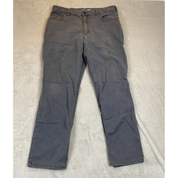 Carhartt Mens Work Pants 36x32 Rugged Flex 5-Pocket Relaxed Gray Straight Casual - Picture 14 of 15